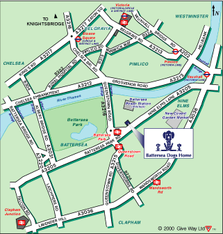 How to get to Battersea Dogs Home